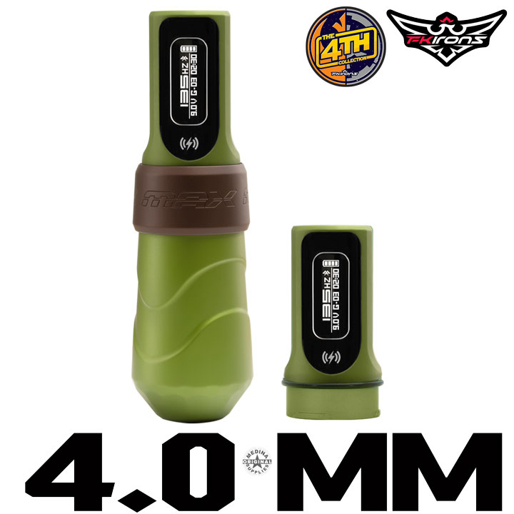 FK Irons FLUX MAX Limited Edition + 2 PowerBolt II Medina Tattoo Supplies