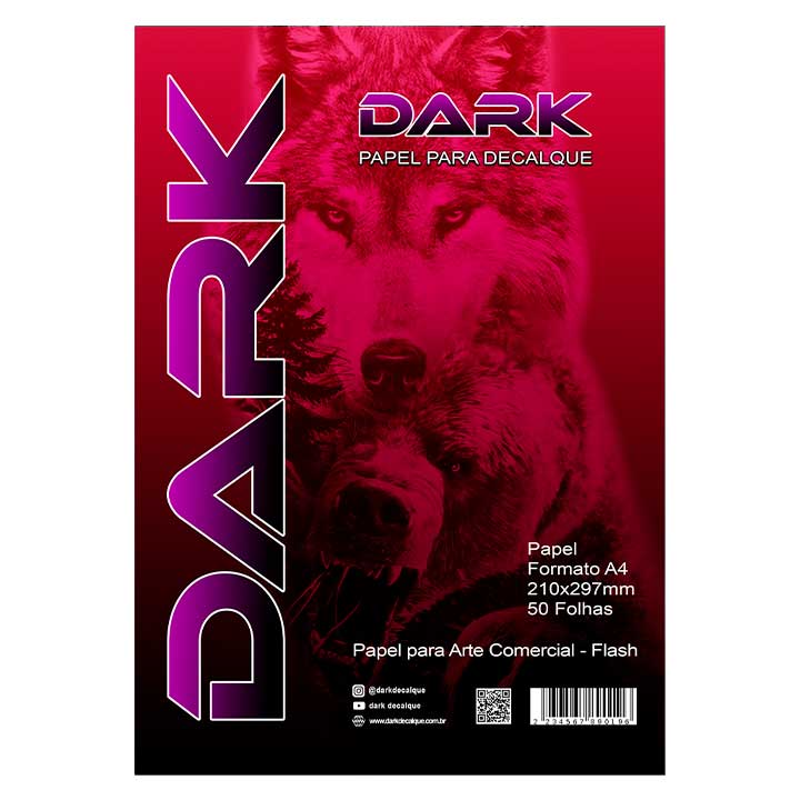 Papel DARK Paper Comercial (Flash) - A4 50 folhas - Papel Impressora