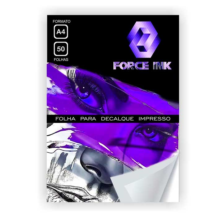 Papel Force Ink Paper - Folha Force Ink A4 - 50 folhas - Papel Impressora