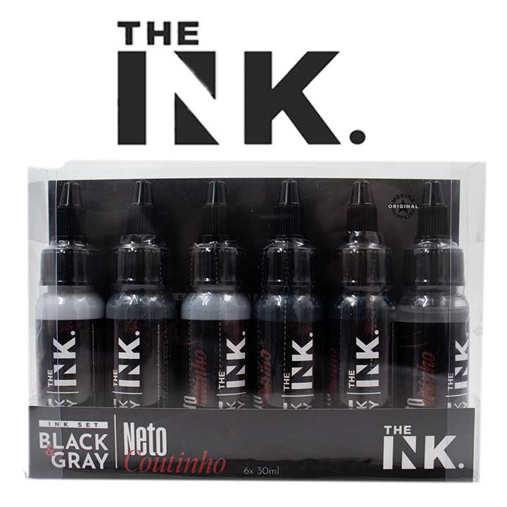 Set Tinta Black & Grey - Set Neto Coutinho - Set The INK