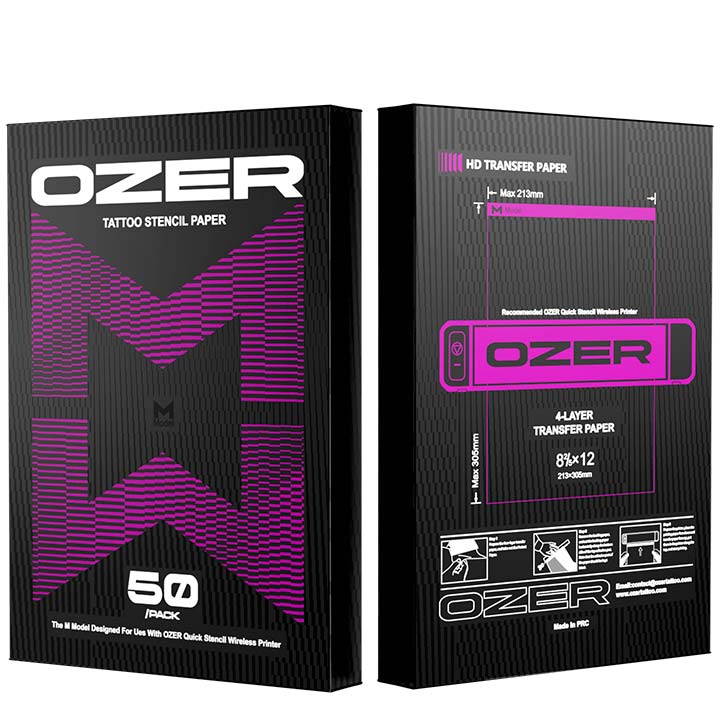 Papel THERMAL OZER - A4 50un - Papel Térmico Ozer